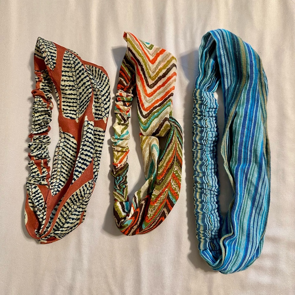 Colorful Patterned Headband Set